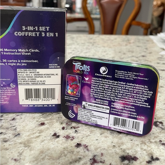 TROLLS Puzzles and Game Set (5 Total)  Brand New NWT - Picture 7 of 8